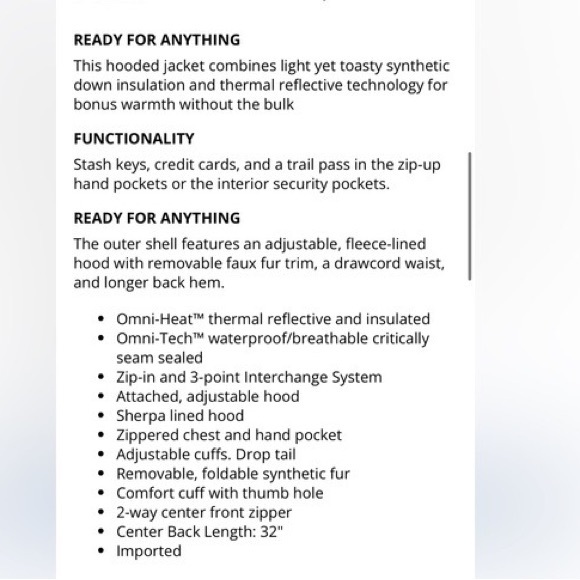 Columbia Women’s Carson Pass Interchange Jacket - Picture 11 of 11